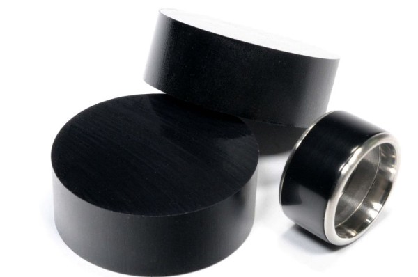 Juma-Ring-Blank - Schwarz ∅ 22 mm